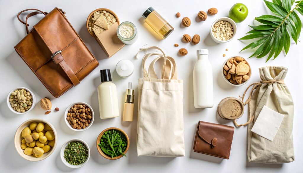 Productos veganos: cosméticos, ropa y alimentos