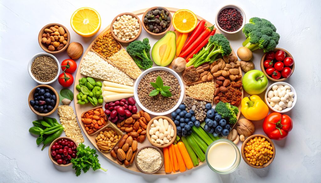 Alimentos veganos ricos en proteínas, vitaminas y minerales